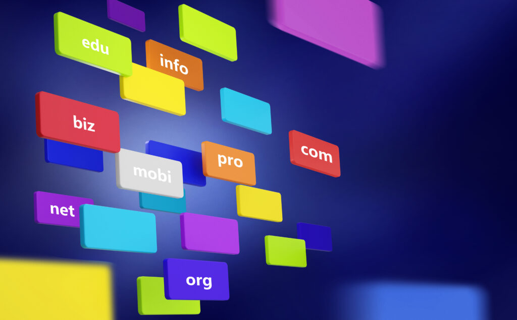 extensiones dominios web
